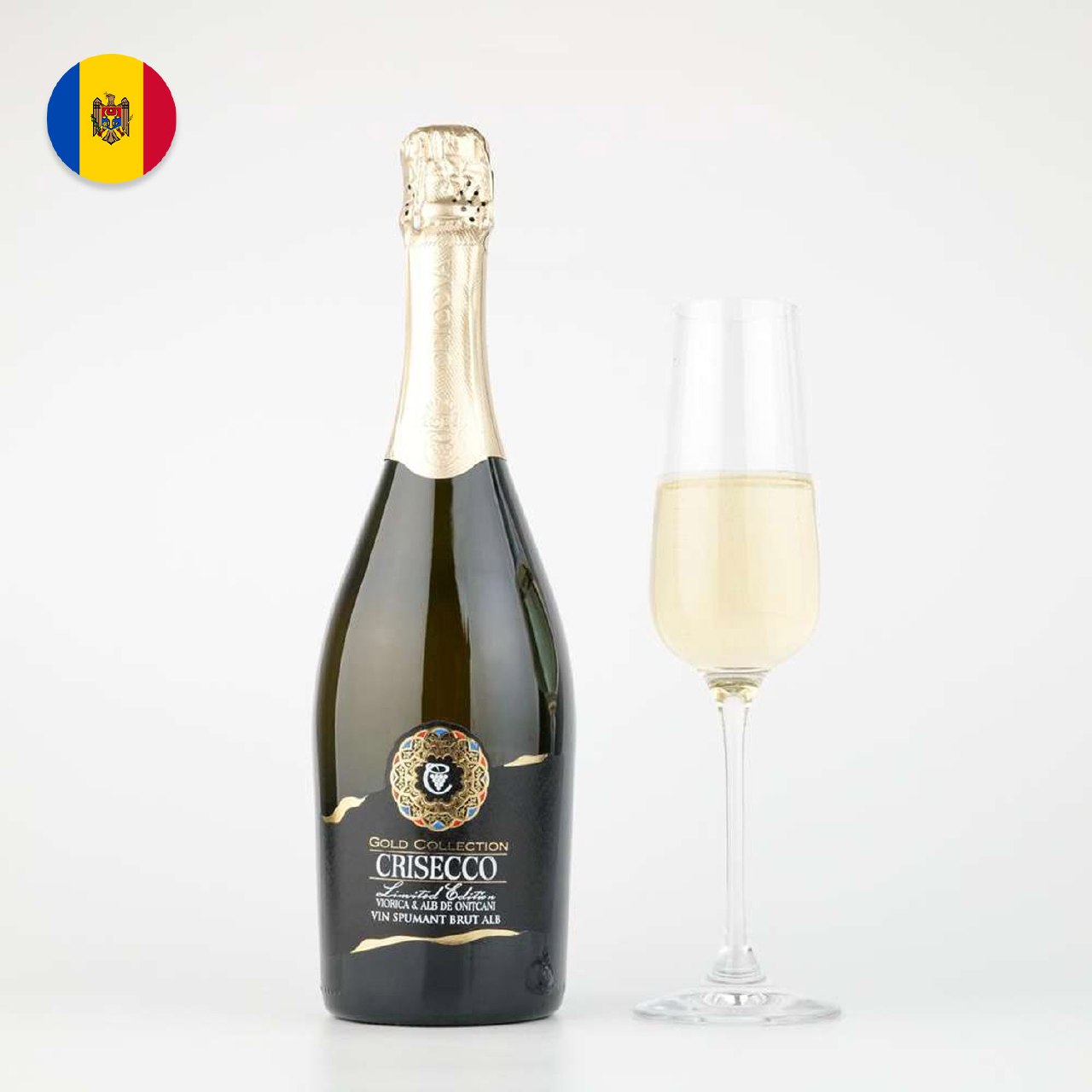 Vin spumant crisseco gold Cricova brut 750ML